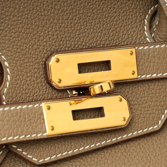 Hermes Etoupe Retourne Birkin 35 Bag-Hermes-THE CLOSET