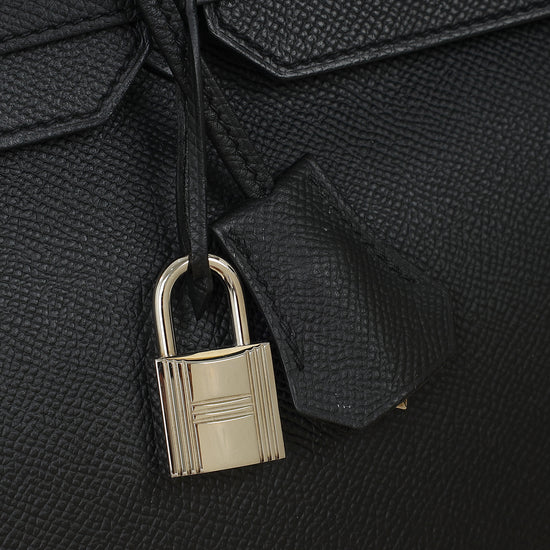 Hermes Noir Birkin 30 Bag