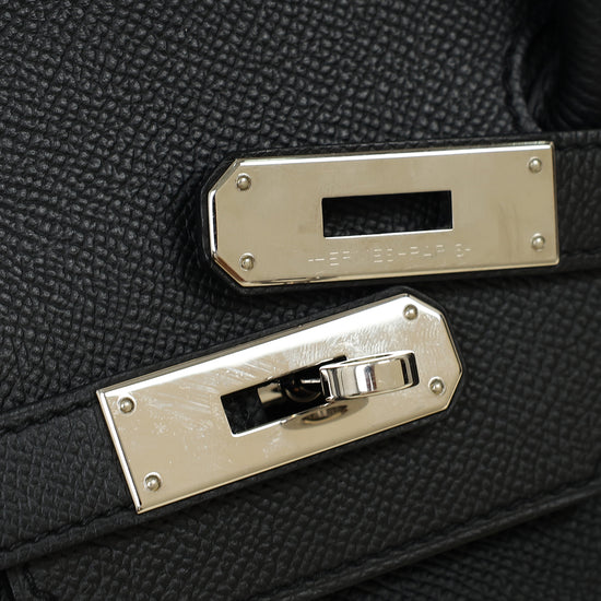 Hermes Noir Birkin 30 Bag