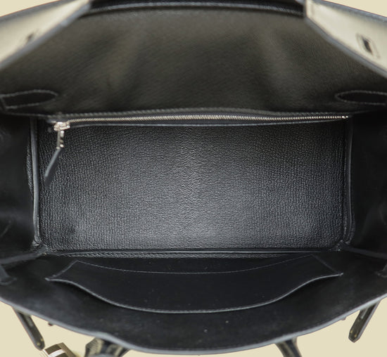Hermes Noir Birkin 30 Bag