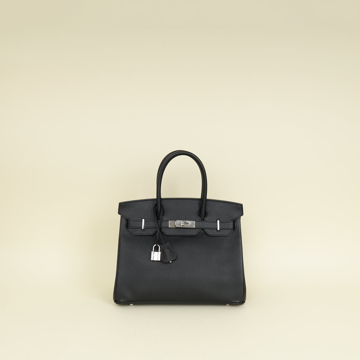 Hermes Noir Birkin 30 Bag