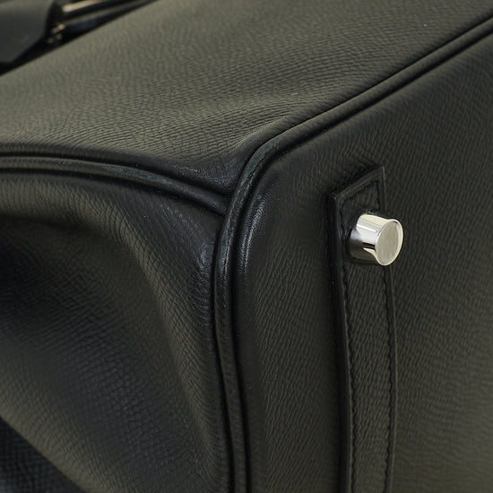 Hermes Noir Birkin 30 Bag