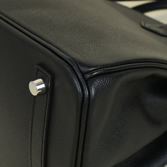 Hermes Noir Birkin 30 Bag