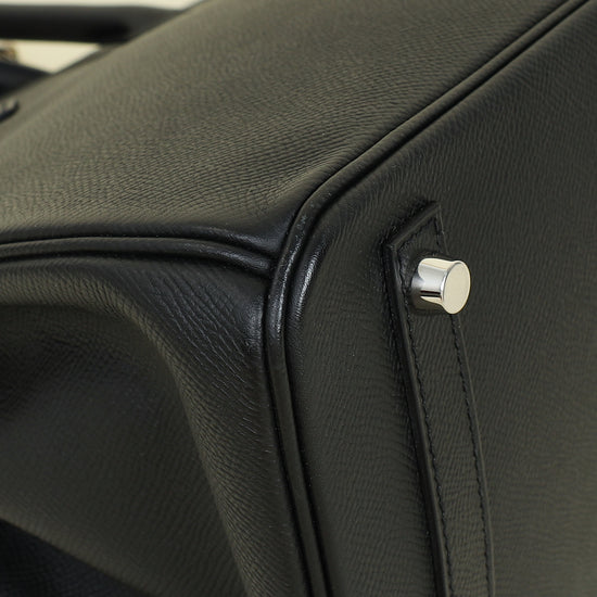 Hermes Noir Birkin 30 Bag