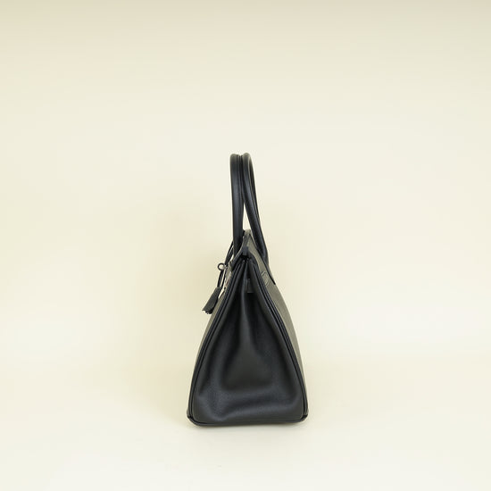 Hermes Noir Birkin 30 Bag