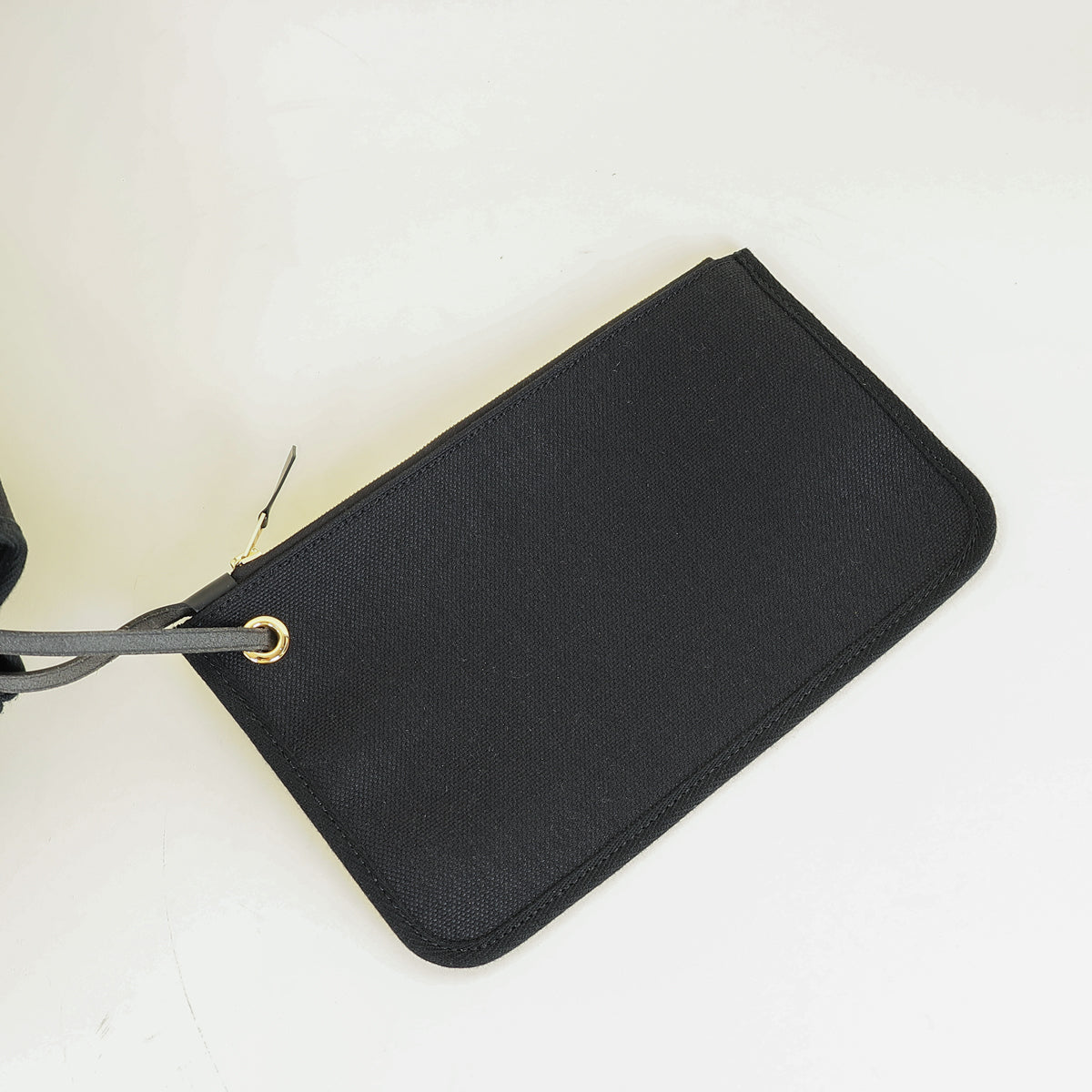 Hermes Noir Herbag Zip 31 PM Retourne Bag W/Twilly