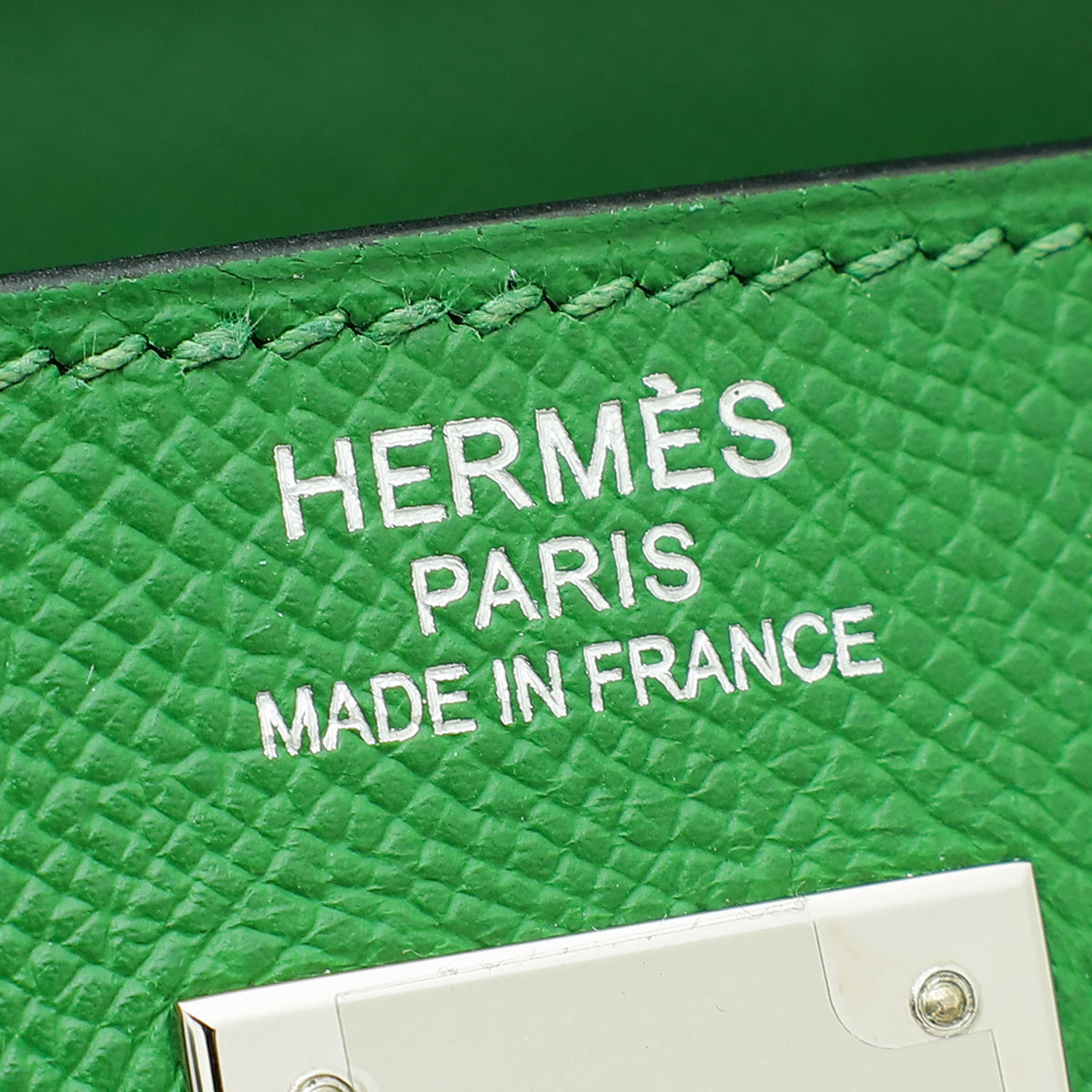 Hermes Vert Bengale Retourne Kelly 35 Bag