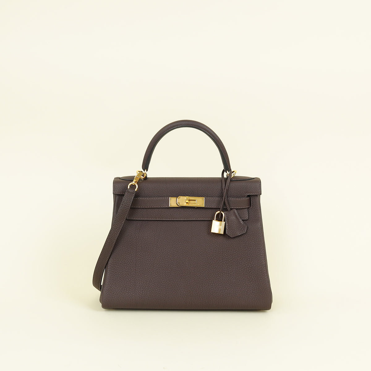 Hermes Chocolate Kelly 28 Bag — image 1 of 14