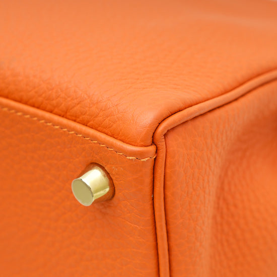 Hermes Orange Retourne Kelly 25 Bag