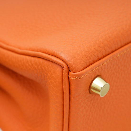 Hermes Orange Retourne Kelly 25 Bag