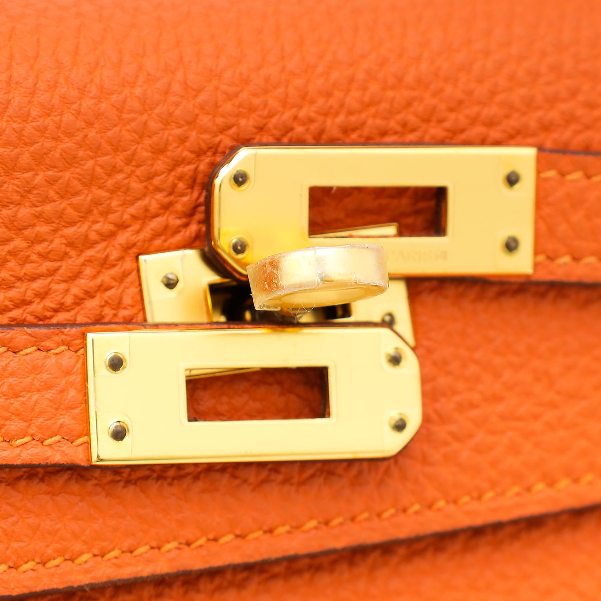 Hermes Orange Retourne Kelly 25 Bag