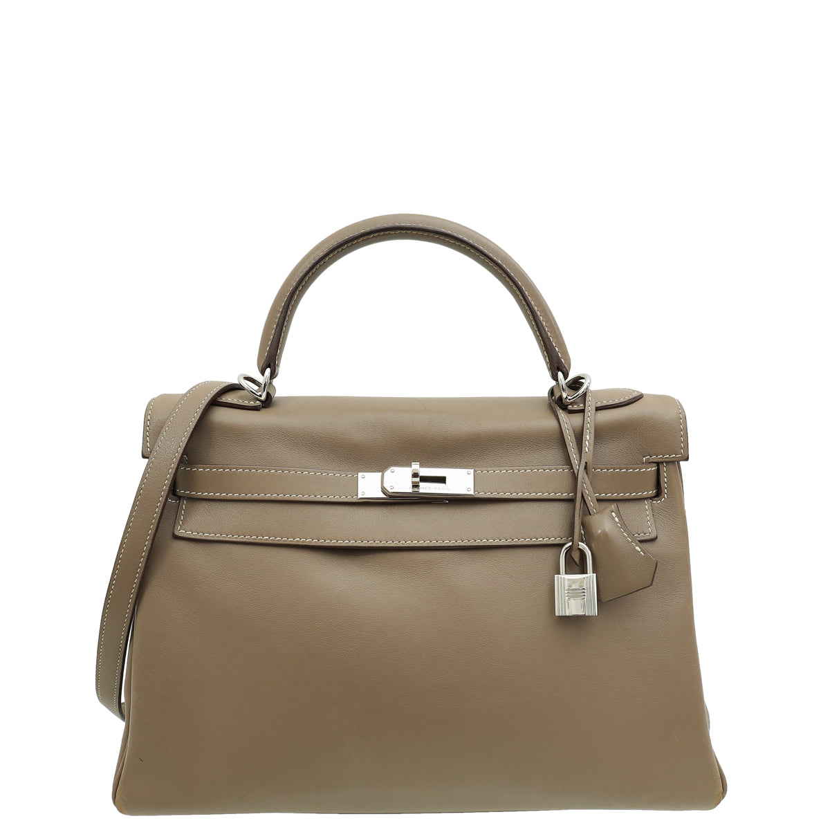 Hermes Etoupe Retourne Kelly 32 Bag-Hermes-THE CLOSET