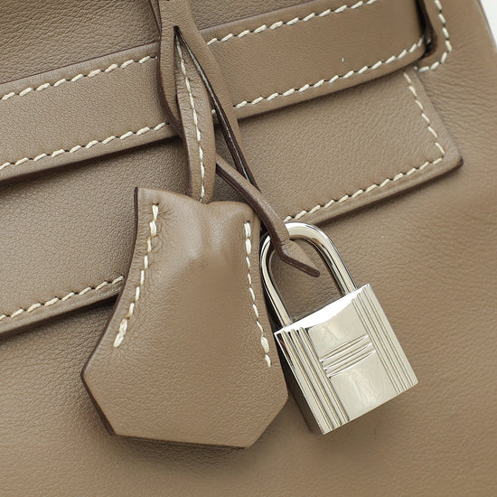 Hermes Etoupe Retourne Kelly 32 Bag