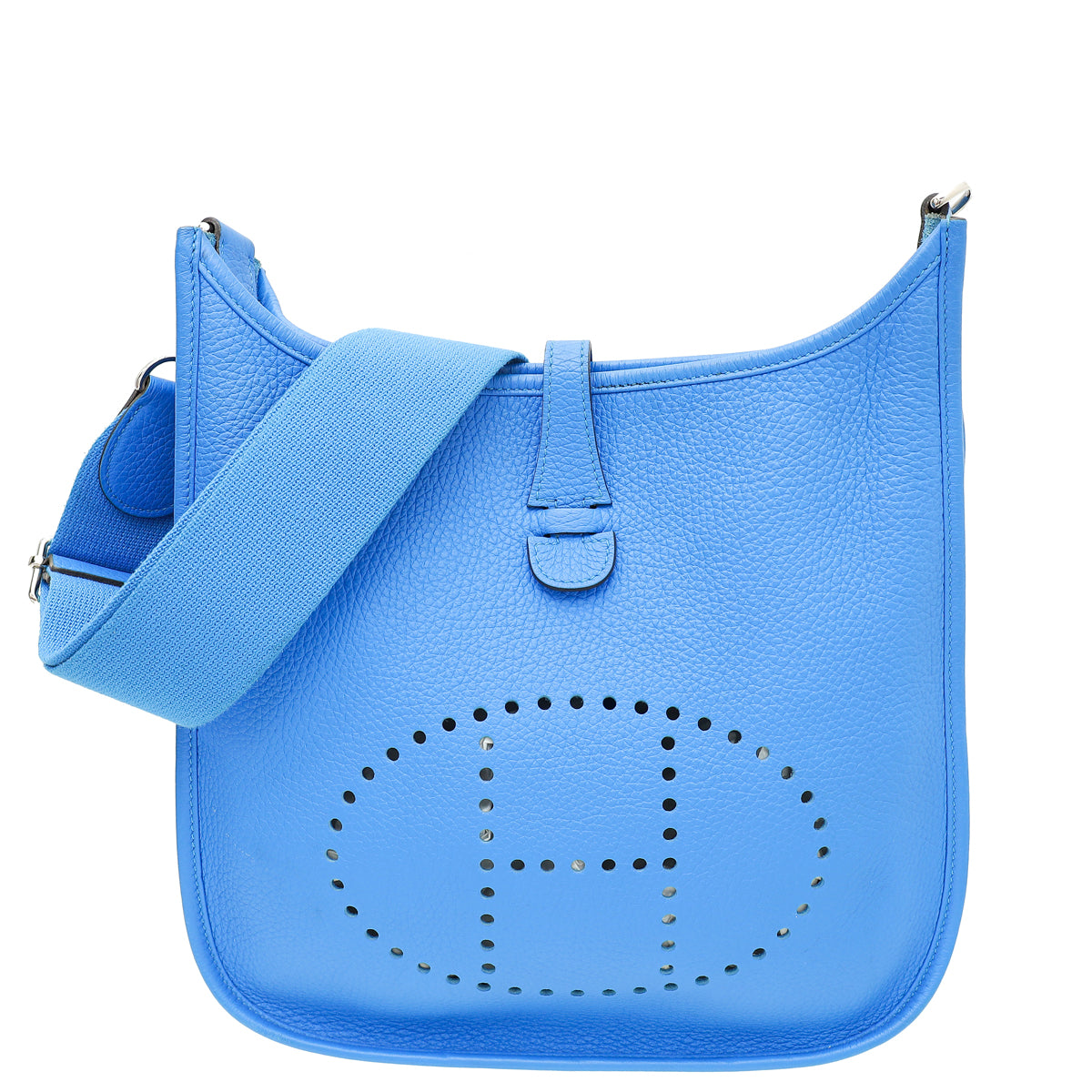 Hermes Bleu Zanzibar Evelyne III PM Bag-Hermes-THE CLOSET