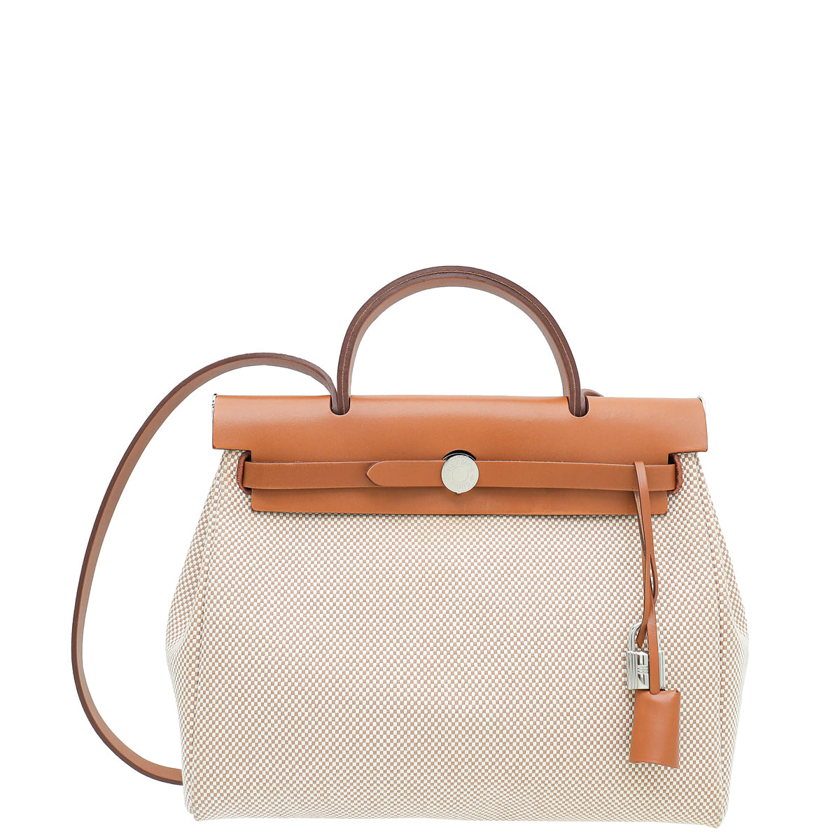 Hermes Bicolor Herbag Vache Hunter Criss Viking 31 PM Bag-Hermes-THE CLOSET