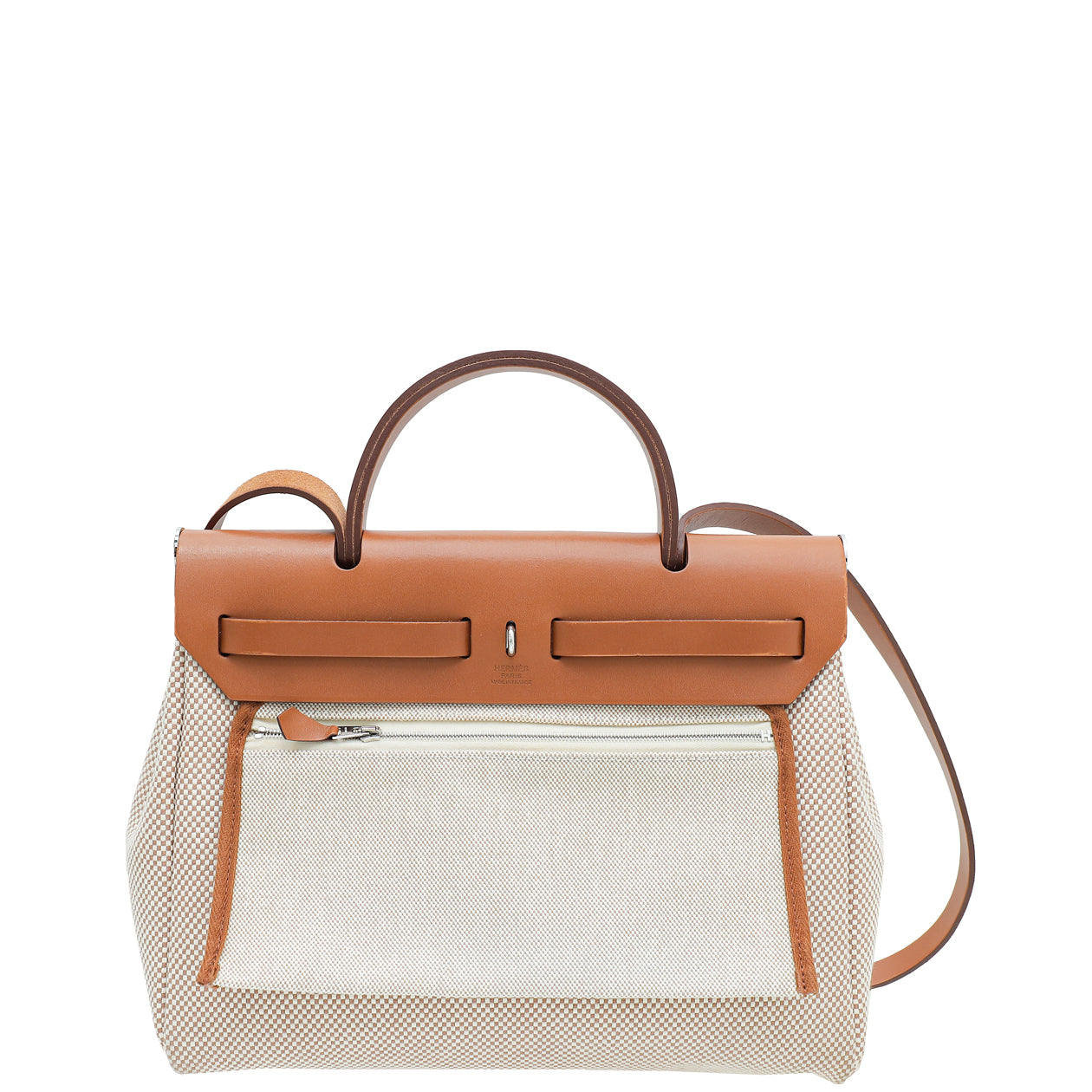 Hermes Bicolor Herbag Vache Hunter Criss Viking 31 PM Bag-Hermes-THE CLOSET