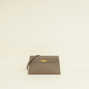 Hermes Etoupe Kelly Elan Bag