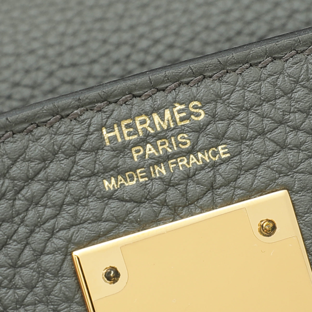Hermes Gris Etain Retourne Kelly 28 Bag