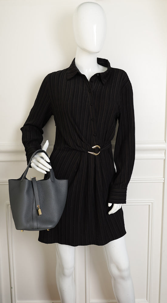 Hermes Gris Misty Picotin Lock 18 Bag-Hermes-THE CLOSET