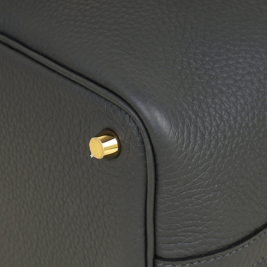 Hermes Gris Misty Picotin Lock 18 Bag-Hermes-THE CLOSET