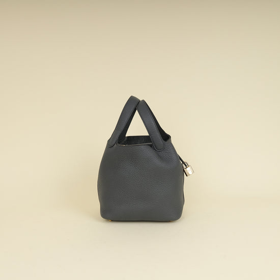Hermes Gris Misty Picotin Lock 18 Bag-Hermes-THE CLOSET