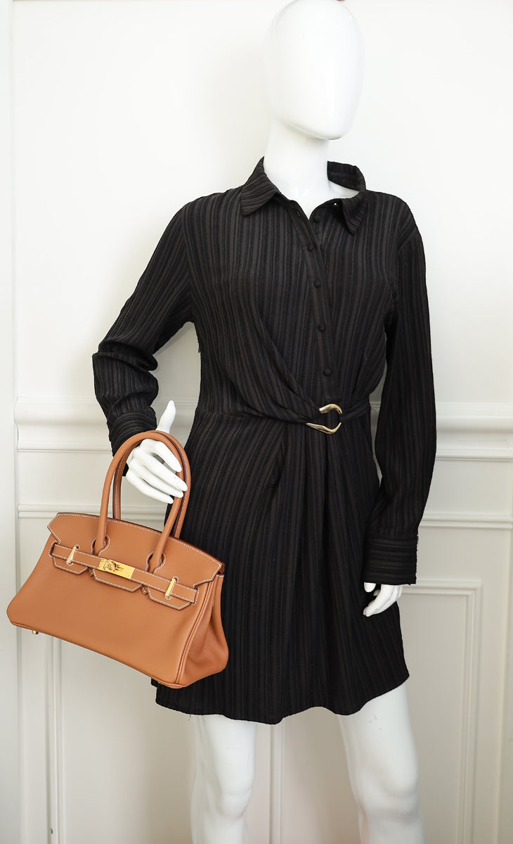 Hermes Gold Birkin Shoulder Light 29 — image 16 of 16