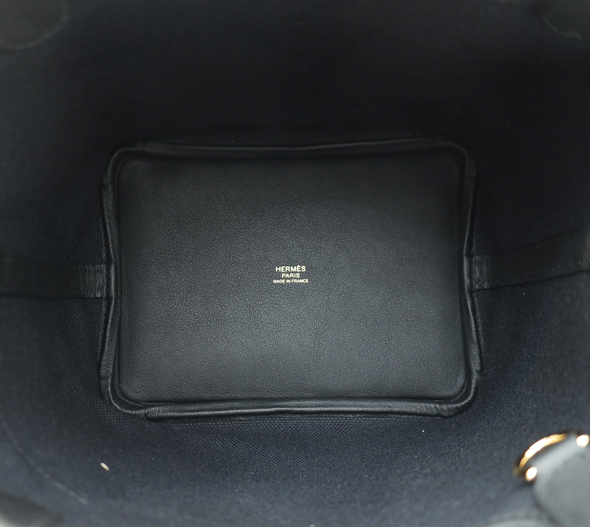 Hermes Noir Toile Goeland & Swift Picotin Lock Pockets 18 Bag