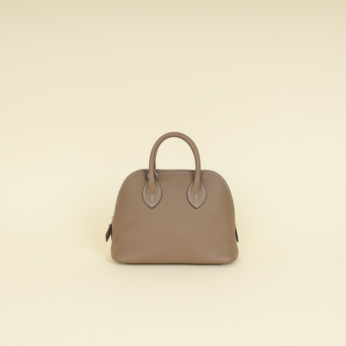 Hermes Etoupe Bolide 1923 Mini Evercolor Bag-Hermes-THE CLOSET