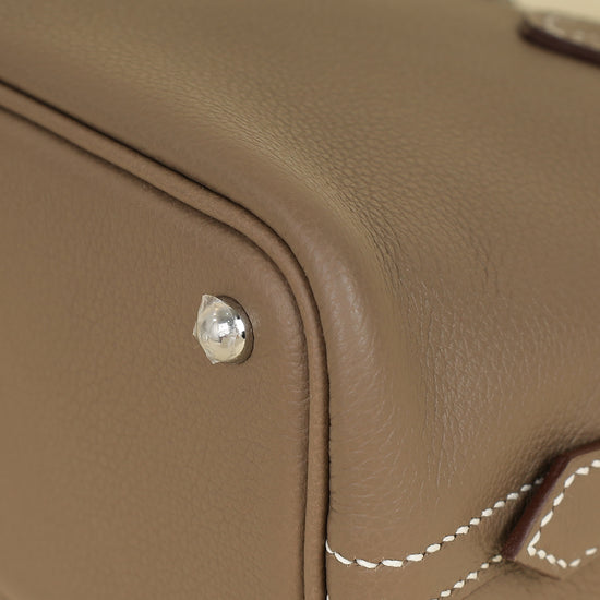 Hermes Etoupe Bolide 1923 Mini Evercolor Bag-Hermes-THE CLOSET