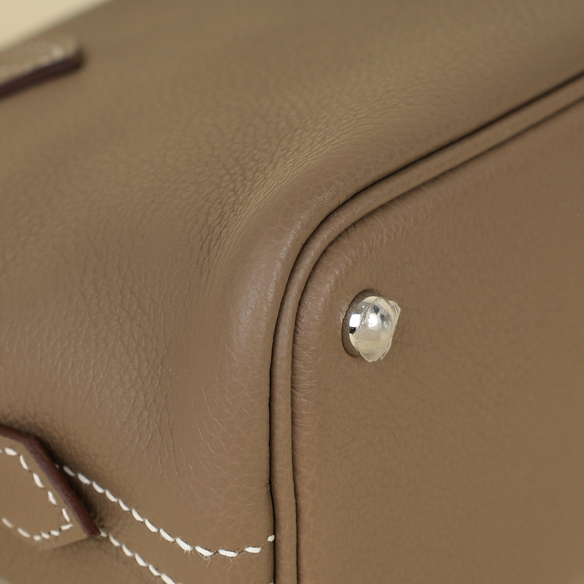 Hermes Etoupe Bolide 1923 Mini Evercolor Bag-Hermes-THE CLOSET