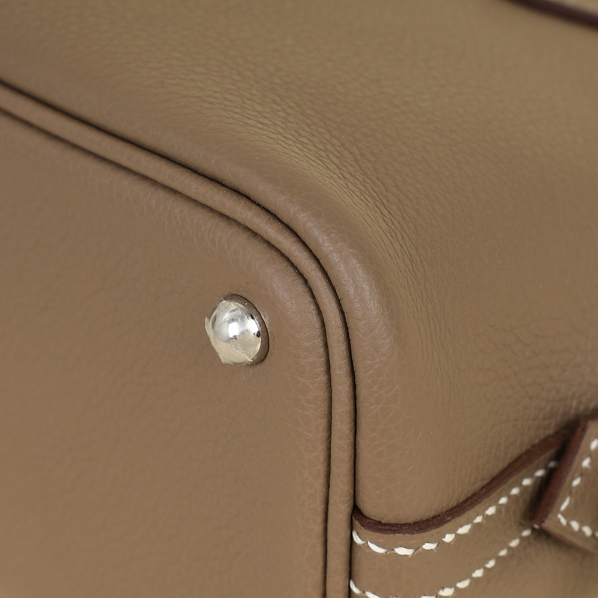 Hermes Etoupe Bolide 1923 Mini Evercolor Bag-Hermes-THE CLOSET