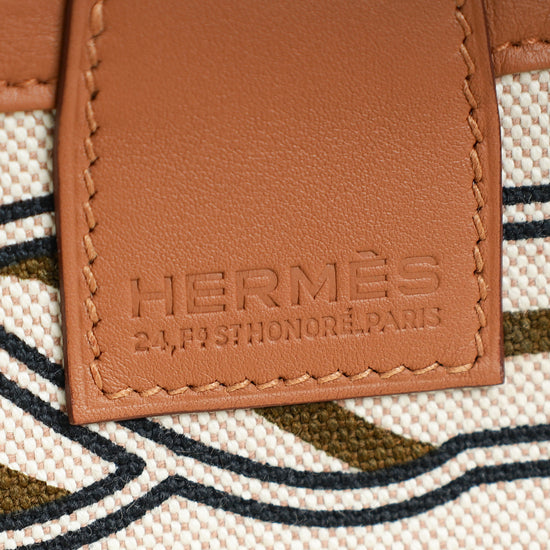 Hermes Multicolor Quadrige Au Fil Motif Steeple 28 Bag
