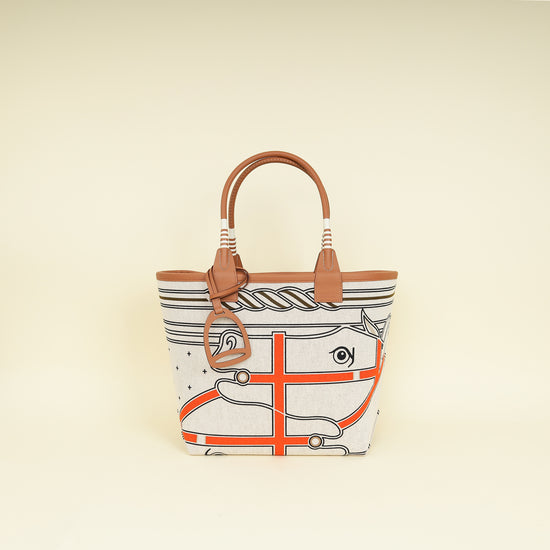 Hermes Multicolor Quadrige Au Fil Motif Steeple 28 Bag