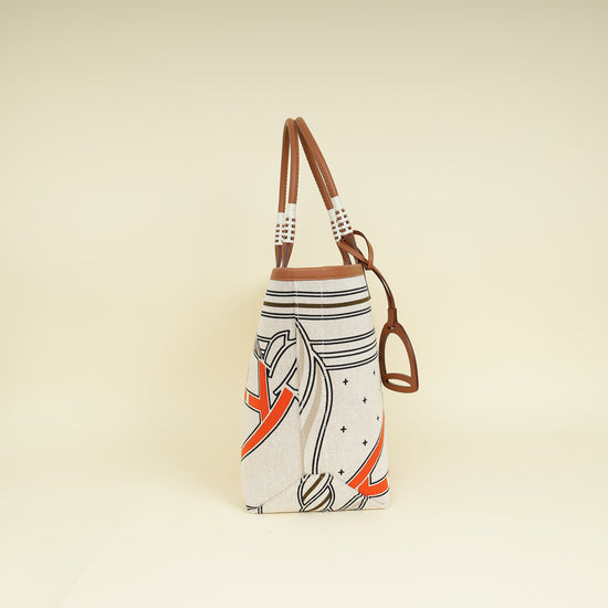 Hermes Multicolor Quadrige Au Fil Motif Steeple 28 Bag