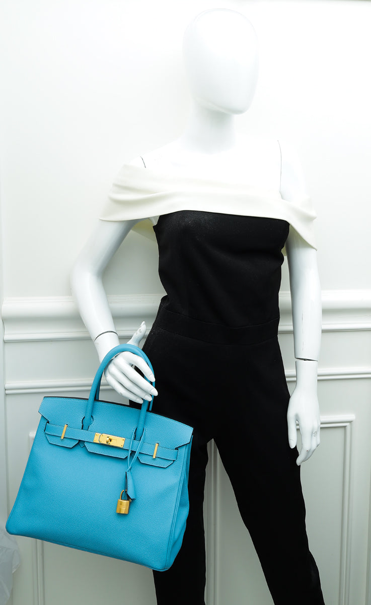 Hermes Bleu Du Nord Birkin 30 Bag – The Closet