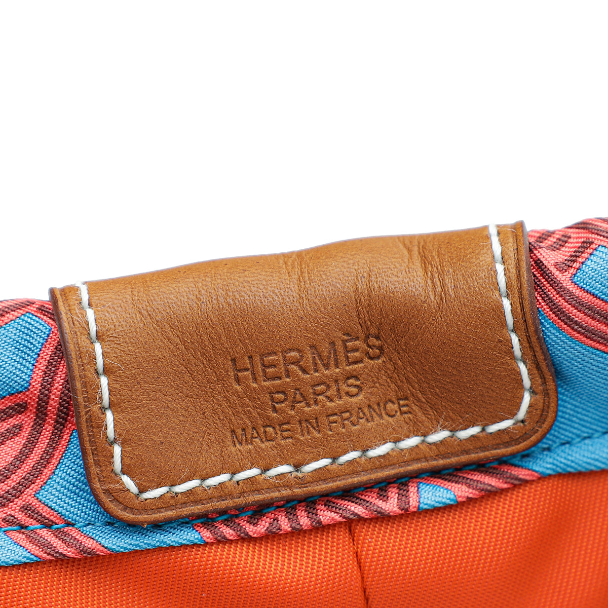 Hermes Bicolor Fourbi 25 "Noeud Marin" Print Pouch