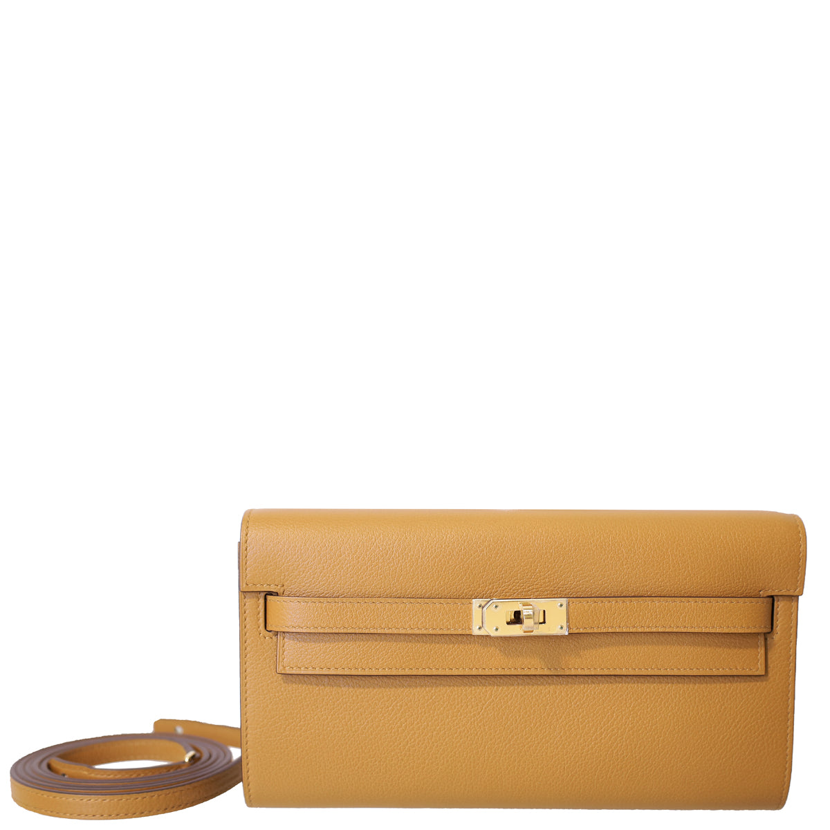 Hermes Caramel Kelly To Go Bag