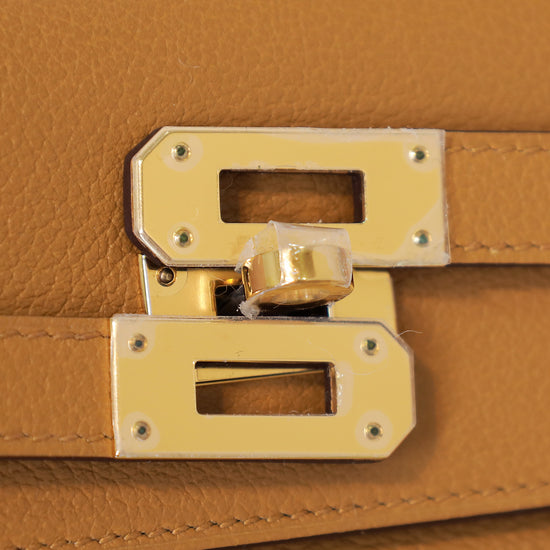 Hermes Caramel Kelly To Go Bag