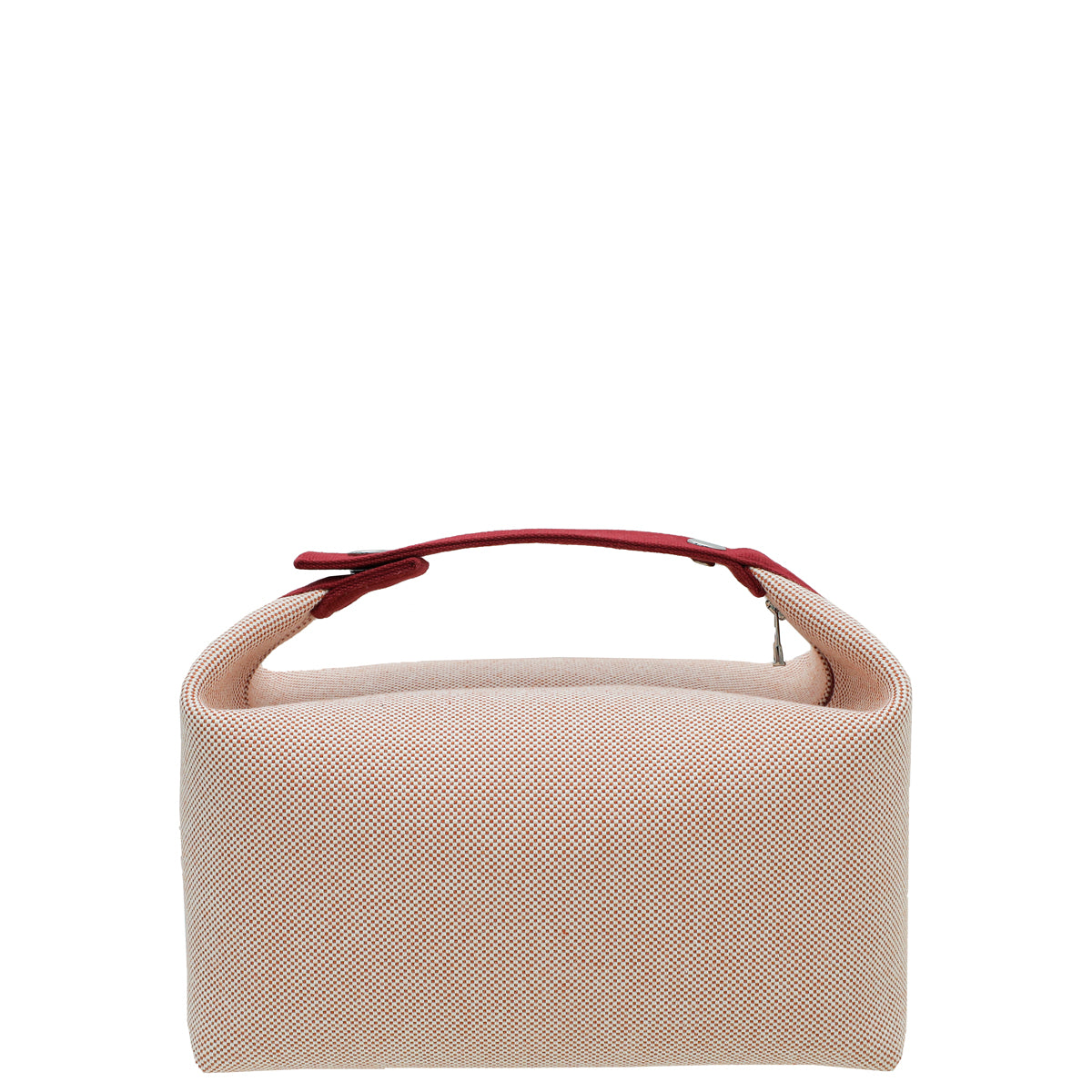 Hermes Terracotta Bride-a-Brac Cabriole Herringbone Large Case Pouch-Hermes-THE CLOSET