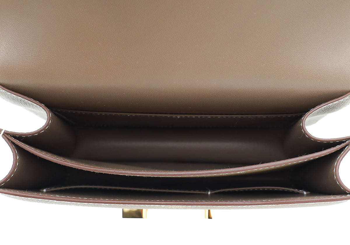 Hermes Etoupe Constance III 18 Re-Edition Mini Bag