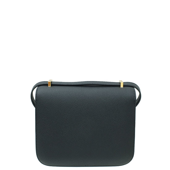 Hermes Noir Constance III 18 Re-Edition Mini Bag