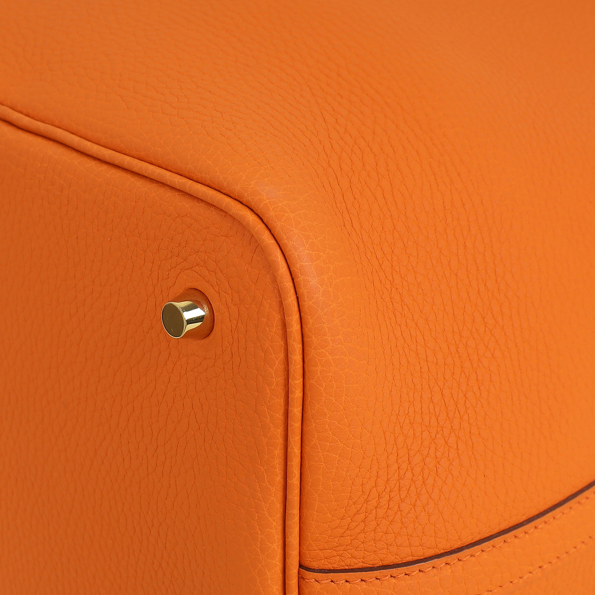 Hermes Orange Picotin Lock 22 Bag