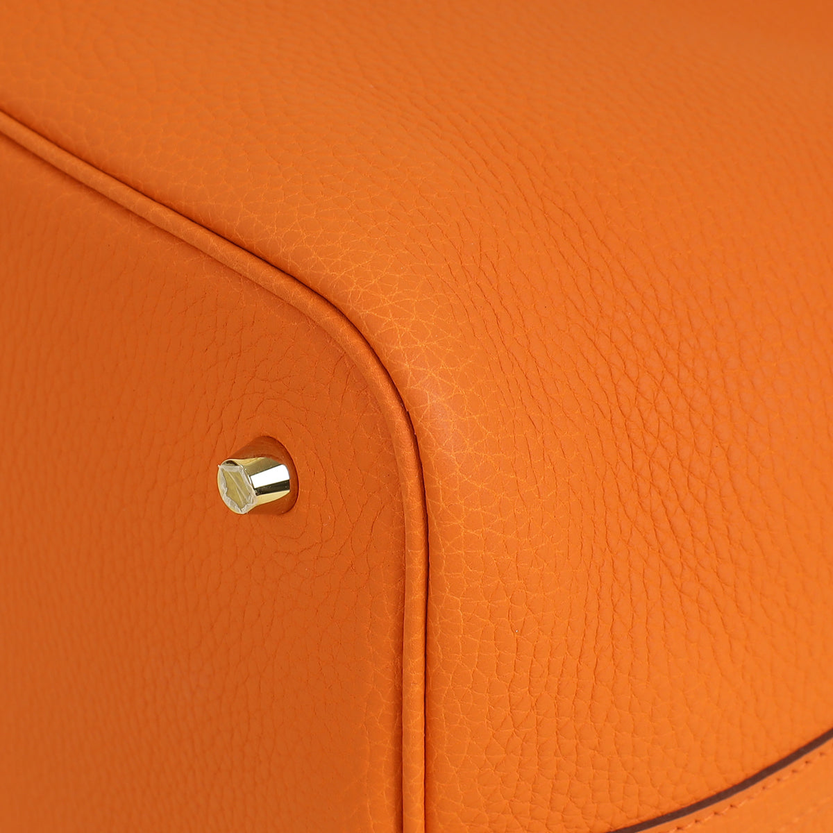 Hermes Orange Picotin Lock 22 Bag