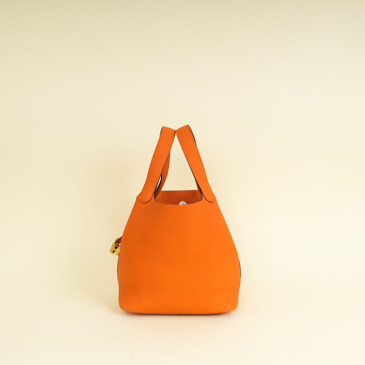 Hermes Orange Picotin Lock 22 Bag