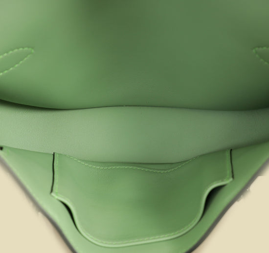 Hermes Vert Criquet Jypsiere Mini Bag