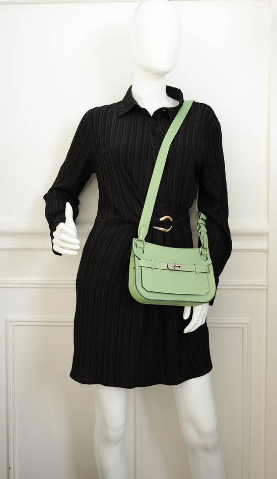 Hermes Vert Criquet Jypsiere Mini Bag