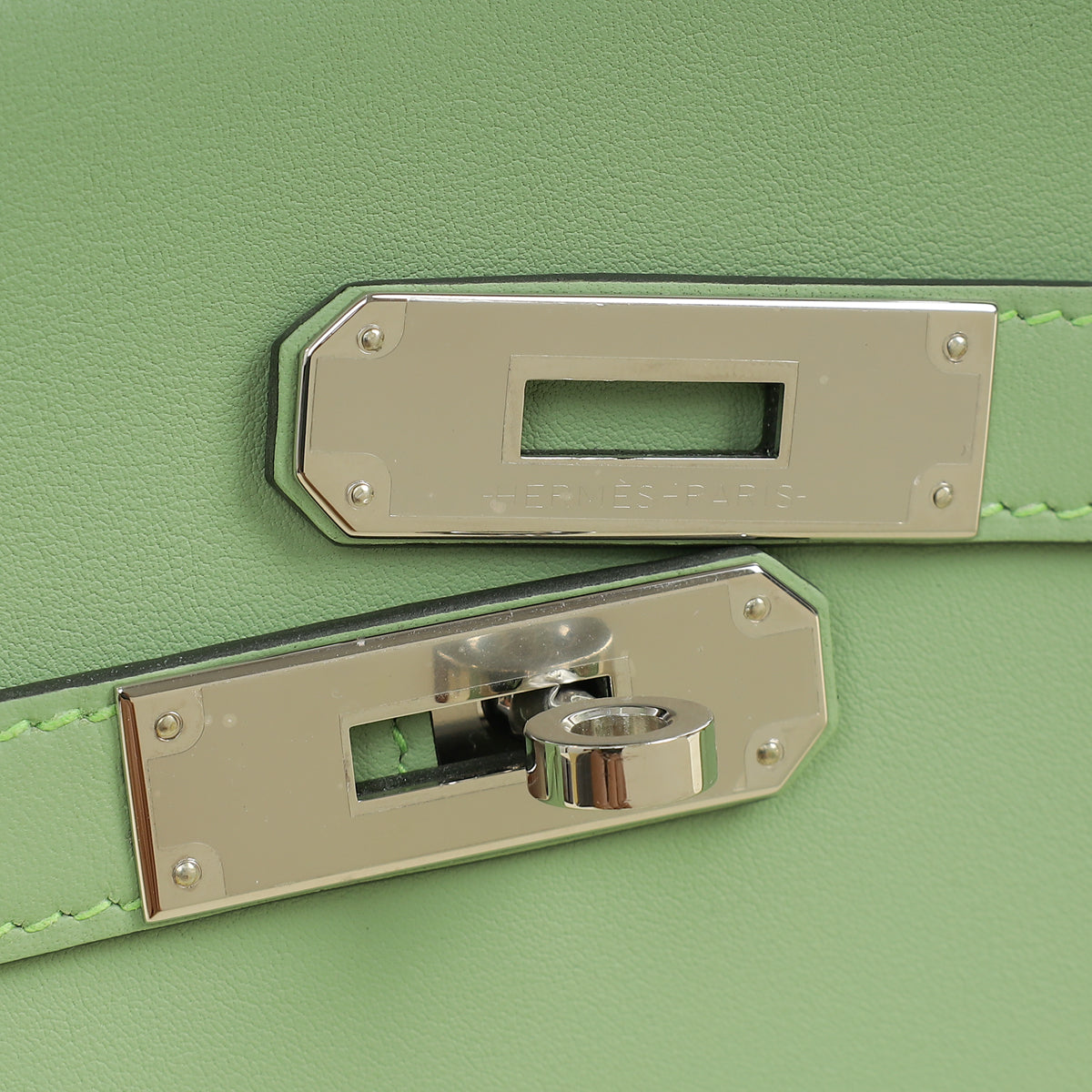 Hermes Vert Criquet Jypsiere Mini Bag