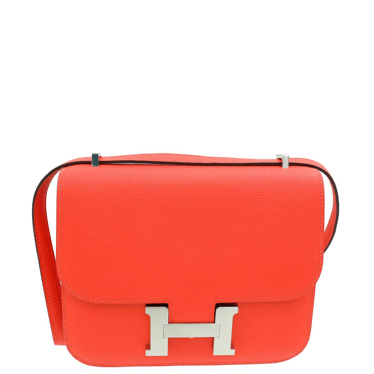 Hermes Orange Field Constance III Re-Edition Mini Bag