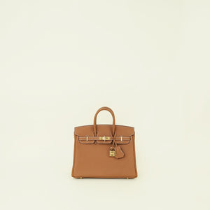Hermes Gold Birkin 25 Bag