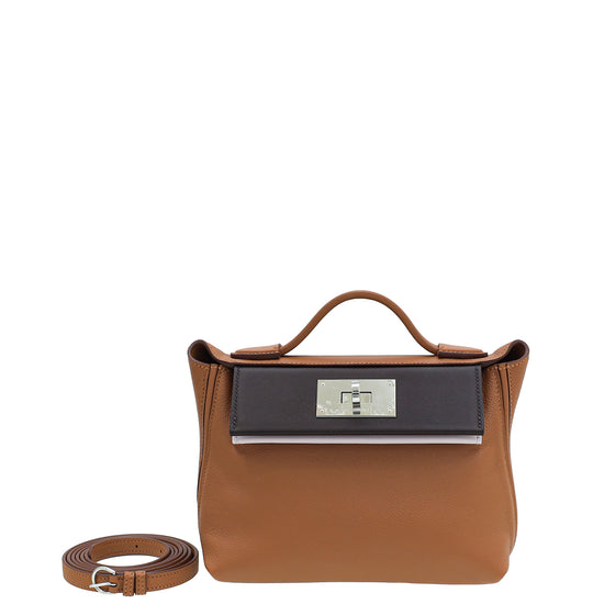 Hermes Tricolor 24/24 Mini 21 Evercolor Bag – The Closet